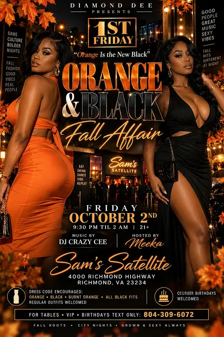 Orange & Black Fall Affair