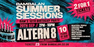 Bam's 10th Birthday Party with Altern8!