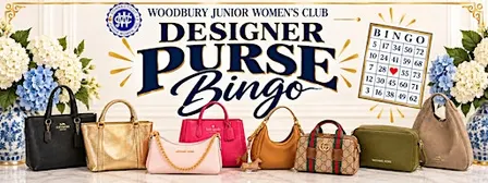 Woodbury Junior Women's Club 2026 Designer Purse Bingo