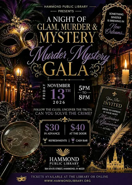 Murder Mystery at the Hammond Public Library