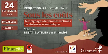 Ciné-débat  "Sous les coûts :  femmes victimes de violences économiques"