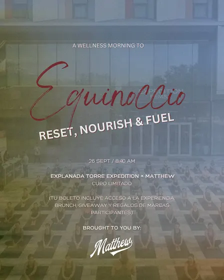 EQUINOCCIO: SWEAT • FUEL • RESET