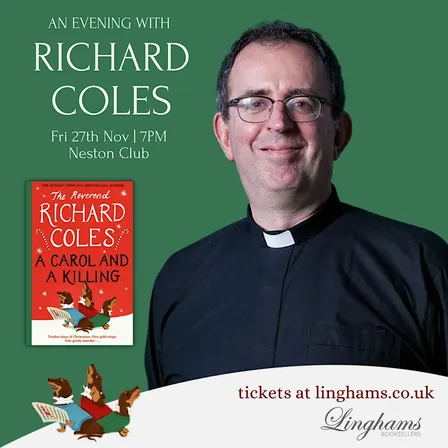 An Evening with Richard Coles | 27th November, 7pm, Neston Club
