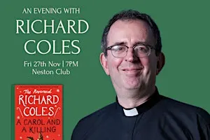 An Evening with Richard Coles | 27th November, 7pm, Neston Club