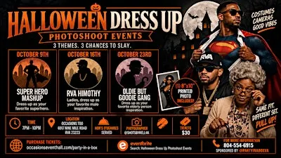 RVA Halloween Dress Up Photoshoot Event