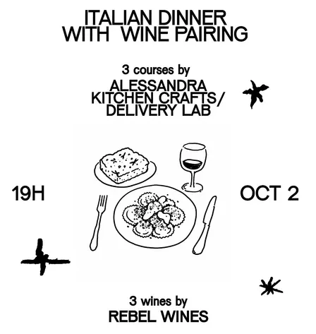 Italian Dinner with Wine Pairing: Alessandra Kitchen Crafts x Rebel Wines