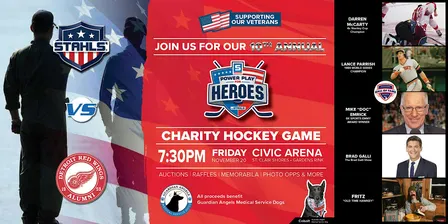 Stahls' Power Play for Heroes Charity Hockey Game 2026