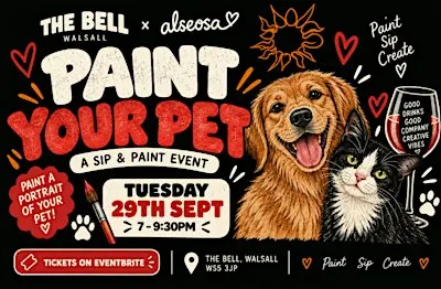 Sip & Paint: Paint Your Pet  at The Bell