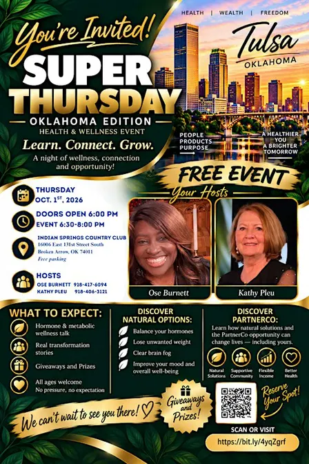 Super Thursday Health and Hormones Event - Oklahoma Edition