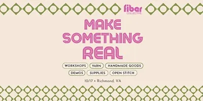 Make Something Real: Fiber Collective Fall Pop-Up