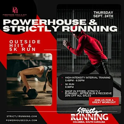 PowerHouse & Strictly Running Outside HIIT & 5K Run