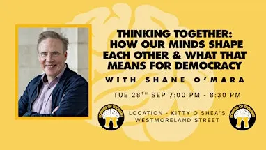 Rounds of Thought - Lectures & Pints - Shane O'Mara