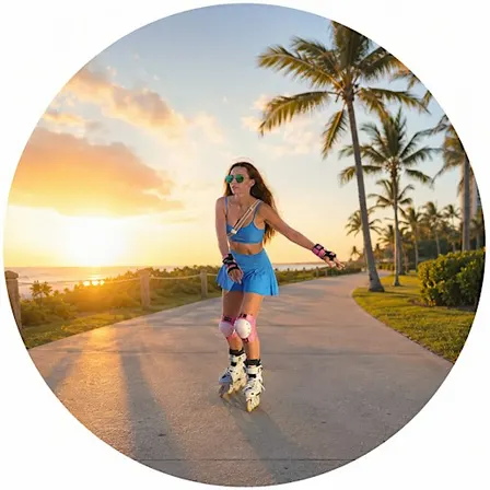 Sunrise on Rollerblades | Oceanfront Adventure in Delray Beach