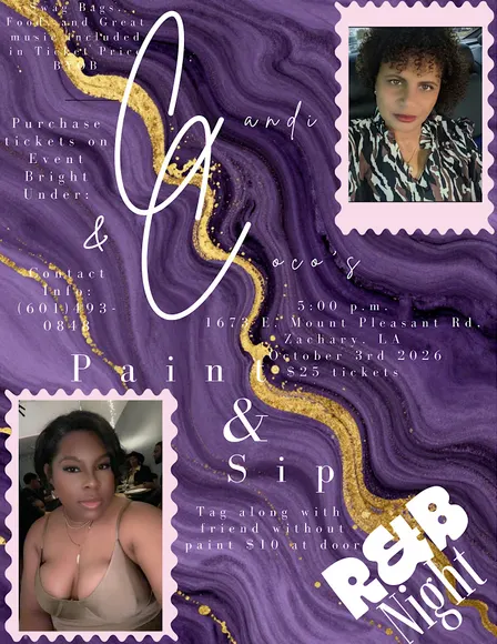 Paint and Sip R&B Night
