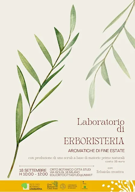 AROMATICHE DI FINE ESTATE - Laboratorio di erboristeria