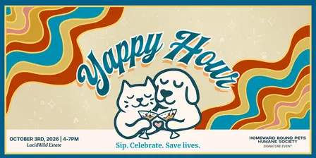 Yappy Hour: An Evening Benefitting Homeward Bound Pets Humane Society