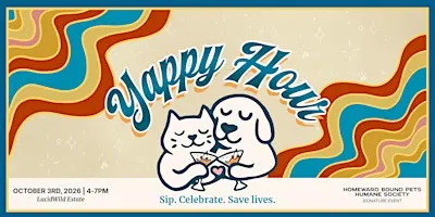 Yappy Hour: An Evening Benefitting Homeward Bound Pets Humane Society