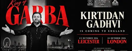 Kirtidan Gadhvi Live — King of Garba | Post-Navratri Garba Night Leicester