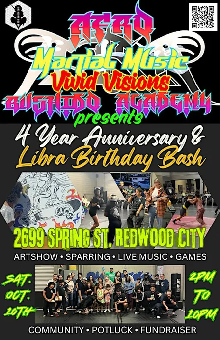 Afro Bushido's 4-Year Birthday Bash, Art Show, & Fundraiser