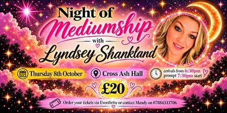 A night of Mediumship with Lyndsey Shankland
