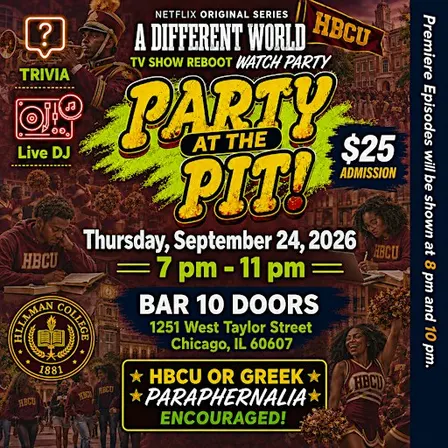 Party At The Pitt: A Different World Reboot Watch Party
