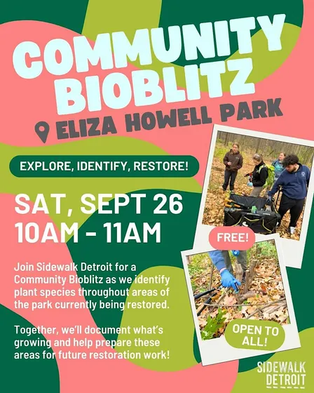 Community Bioblitz at Eliza Howell Park