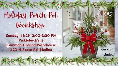 Holiday Porch Pot Workshop