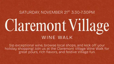 Claremont Village Wine Walk 2026