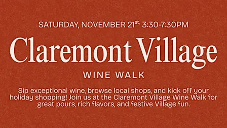 Claremont Village Wine Walk 2026