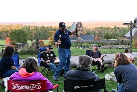 Abenaki Campfire With Chief Don Stevens