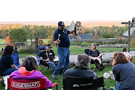 Abenaki Campfire With Chief Don Stevens