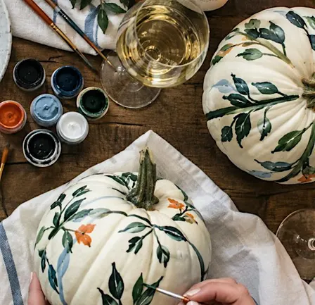 October Sip & Craft - Pumpkin Painting