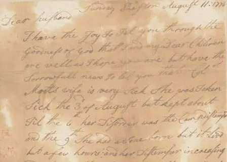 "Write Me at Every Opportunity" A Revolutionary War Story Stage Performance