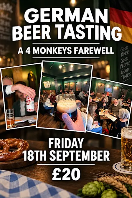 German Beer Tasting: A 4 Monkeys Farewell