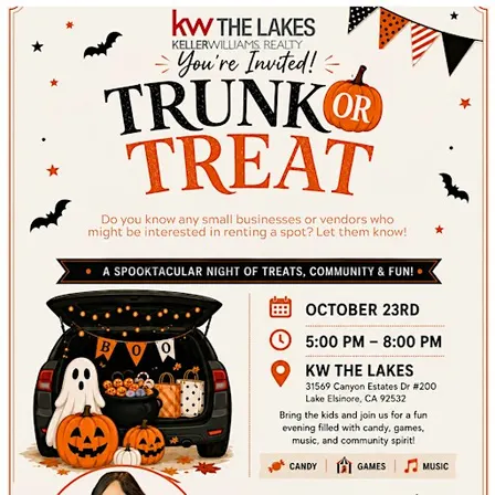 KW The Lakes Trunk or Treat w/ Sofia and Arlen Perla