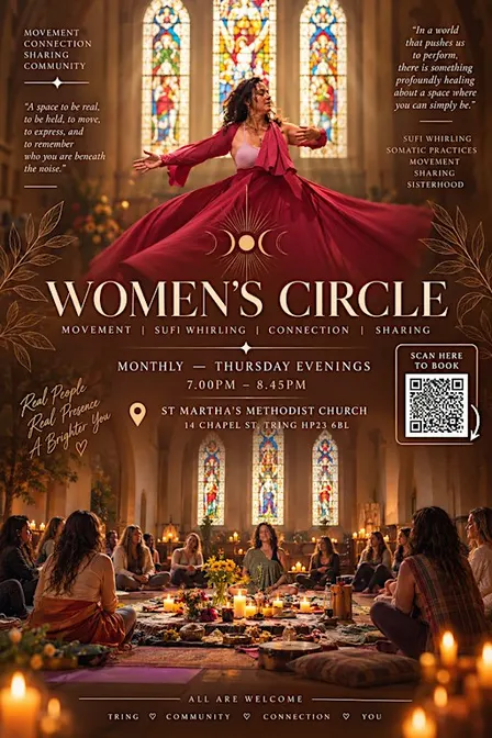 Women's Circle - A space for expression, sharing, truth and holding.