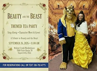 Beauty & the Beast Themed Princess Tea Party