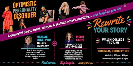Troy, MI: Rewrite Your Story with Optimistic Personality Disorder
