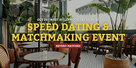 Speed Dating | West Hollywood | Ages 26-40