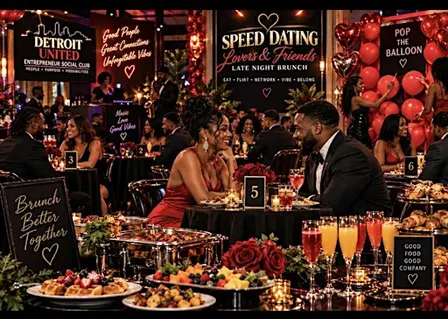 Lovers and Friends Speed Dating Late Night Brunch