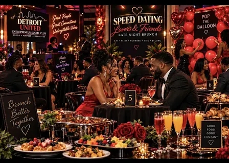 Lovers and Friends Speed Dating Late Night Brunch