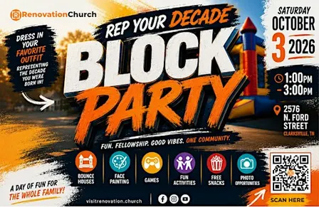 Renovation Block Party: Rep Your Decade
