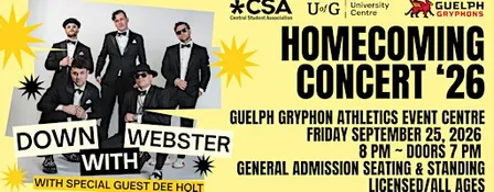 Homecoming 2026 Concert:  Down with Webster and special guest Dee Holt