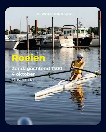 Roeien over de IJssel met roeivereniging Daventria