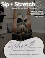 VIRTUAL Sip + Stretch: Stress Relief