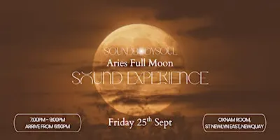 Aries Full Moon Sound Experience