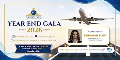 Urban Pilots & Professionals Network Year End 2026 Gala