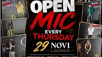 OPEN MIC COMEDY @29 Novi Lounge