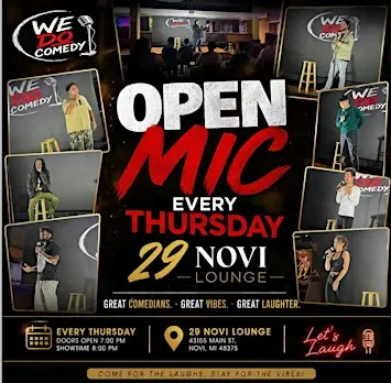 OPEN MIC COMEDY @29 Novi Lounge