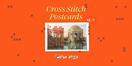 Casey's Craft Club: Cross Stitch Postcards